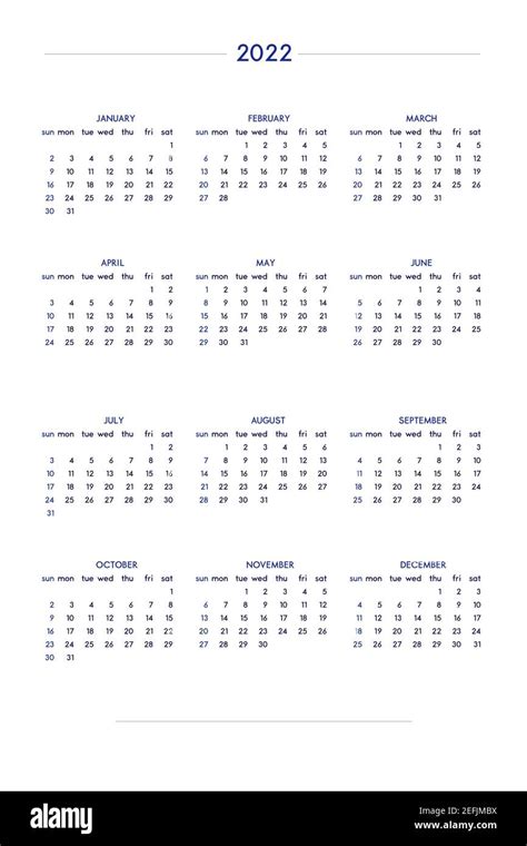 2022 Calendar Set In Classic Strict Style Wall Table Calendar Schedule