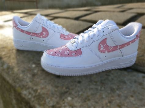Press down arrow to move through the drop down and press the tab key inside the drop down to go to the sub menus. Louis Vuitton baby pink Airforce one | THE CUSTOM MOVEMENT