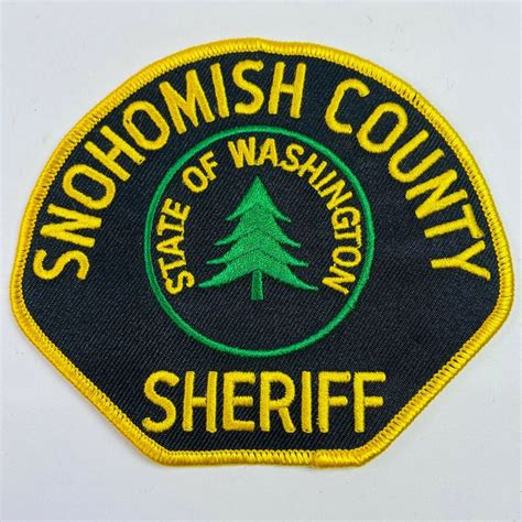 Snohomish County Sheriff Washington Patch Ebay In 2021 Snohomish