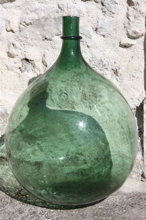 Italian Glass Wine Bottle Wine Jug Wine Glass Glass Art Antique Bottles Vintage Bottles