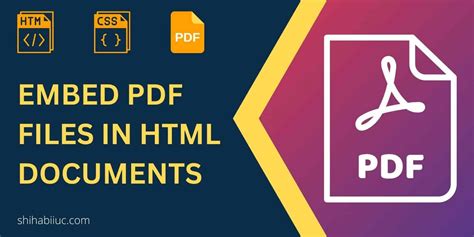 How To Embed Pdf In Html And Make It Responsive