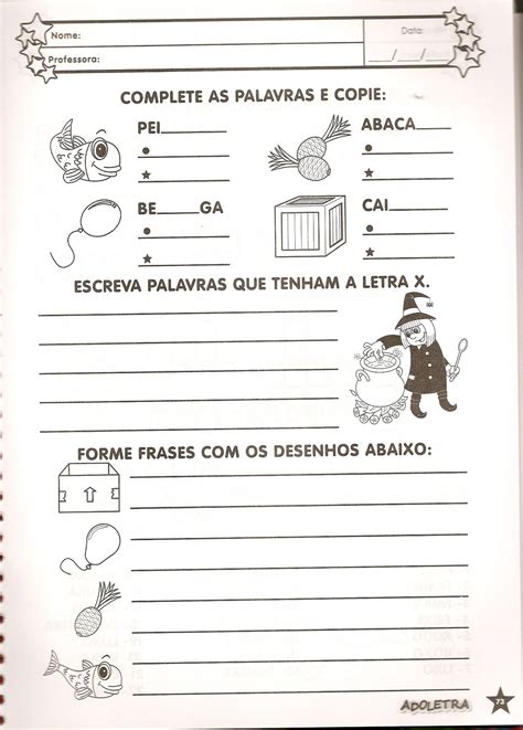 Portugu S Para Crian As Algumas Atividades Para Crian As Que Est O Aprendendo A Ler E A Escrever