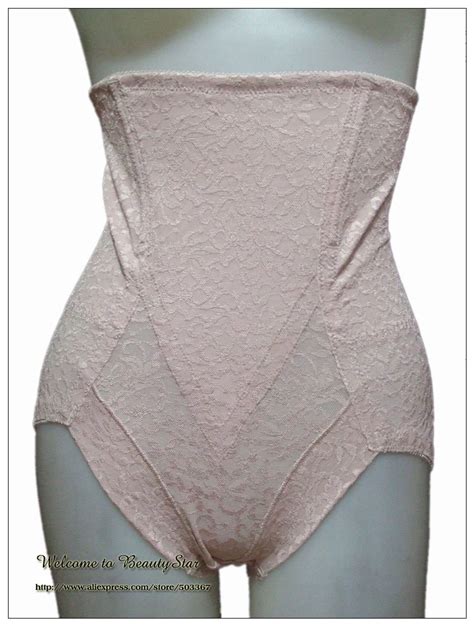 New Pink Briefs Underwear Steel Boned Firm High Waist Control Panties Plus Size Shapewear Body