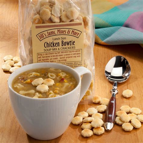 Luncheon Chicken Bowtie Soup Mix And Crackers Miles Kimball