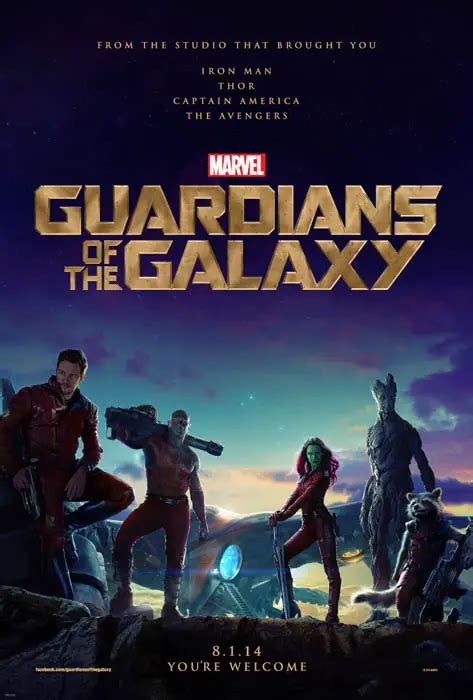 Primer póster oficial de Guardianes de la Galaxia
