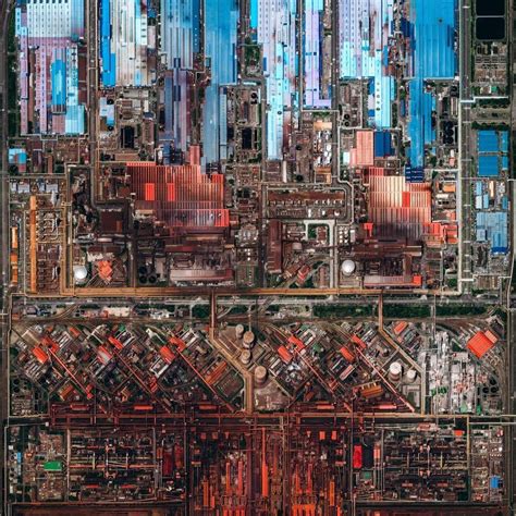Industrial Landscapes Large Scale Factories Seen From Above Archdaily