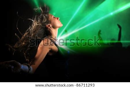 Beautiful Girl Disco Club Stock Photo Edit Now Shutterstock