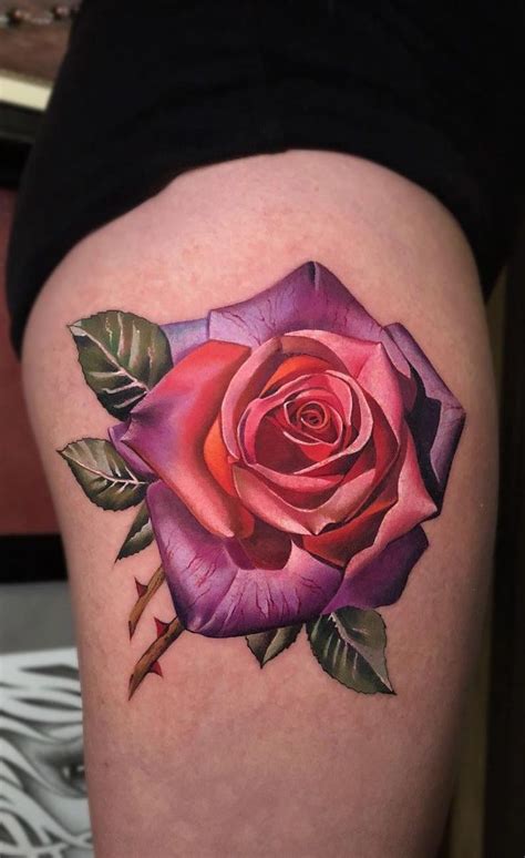crazy beautiful rose tattoo © tattoo artist antonina troshina 💕🌹💕🌹💕🌹💕🌹💕 rose tattoo design