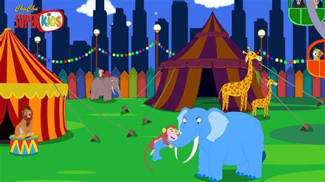 Kids Went To Circus Show Animals Circus Show Videos Chuchu Super