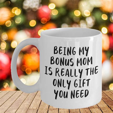 bonus mom t bonus mom mug bonus mom christmas t etsy