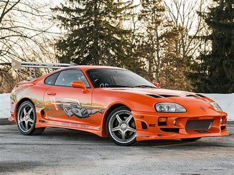 toyota supra de rápidos y furiosos a subasta