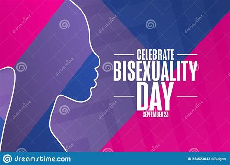 celebrate bisexuality day september 23 holiday concept stock vector illustration of person