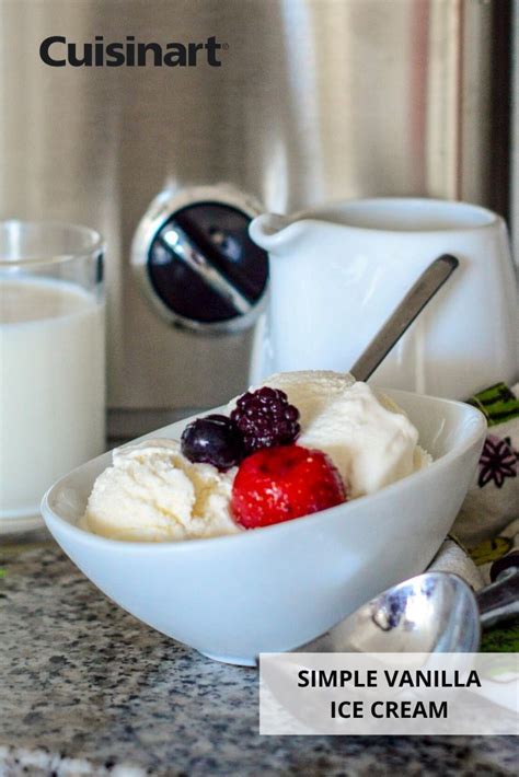 Simple Vanilla Ice Cream 5 Cups 10 Servings Recipe Recipe Ice Cream