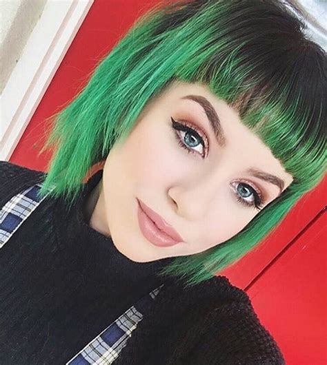 If less melanin is present. Green hair color ideas you have to see - Fashionre