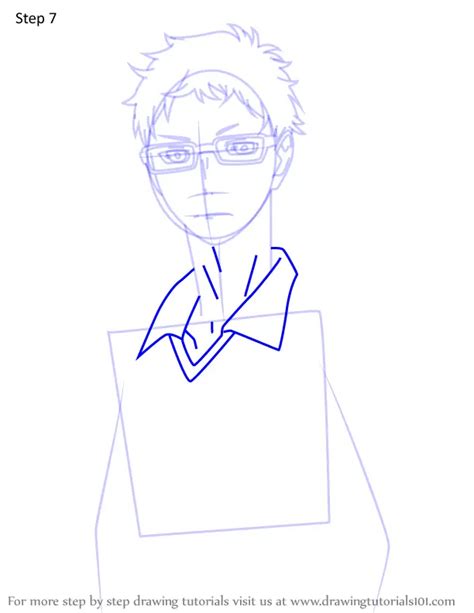 Learn How To Draw Kei Tsukishima From Haikyuu Haikyuu Step By