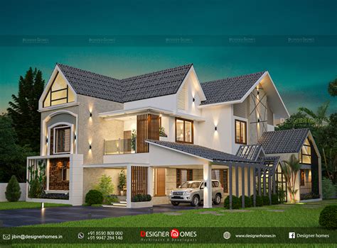 Modern Architecture European Style Kerala Mix English Style Kerala Home