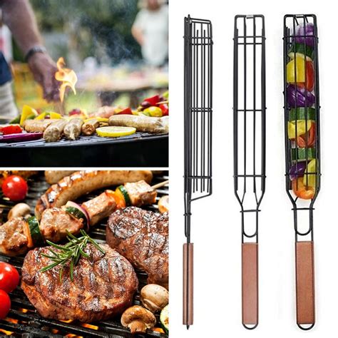Bbq Grill Net Barbecue Tool Barbecue Vegetables Barbeque Food Holder