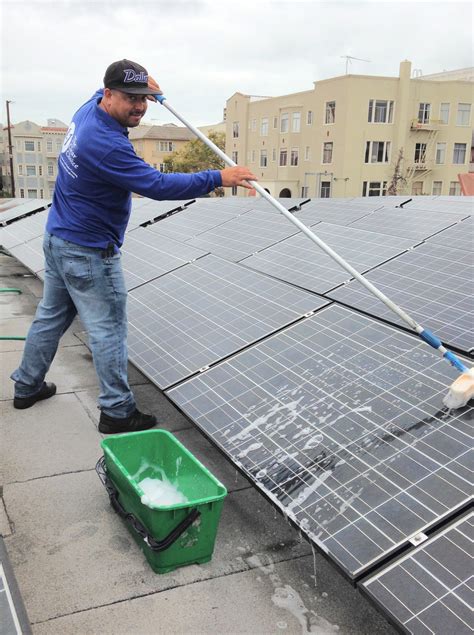 Solar panel cleaning kit, solar panel cleaning equipment, solar panel, cleaning, solar panel cleaning with less water Solar Panel Cleaning | Commercial | Oakland | A1 The Clear ...