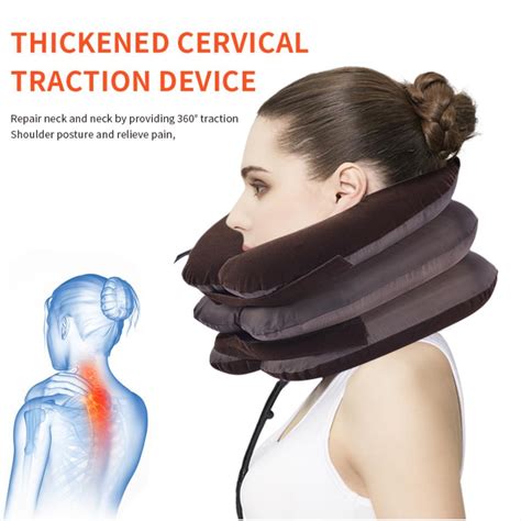 Buy Neck Protector Medical Cervical Traction Device Home Medical Inflatable Cervical Traction