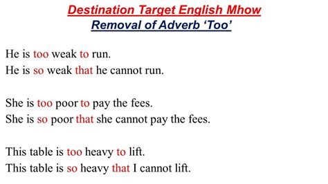 Removal Of Too Tooto Examples Sothat Examples