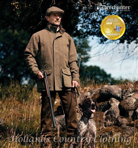 Deerhunter Moorland Waterproof Tweed Shooting Jacket Hollands Country