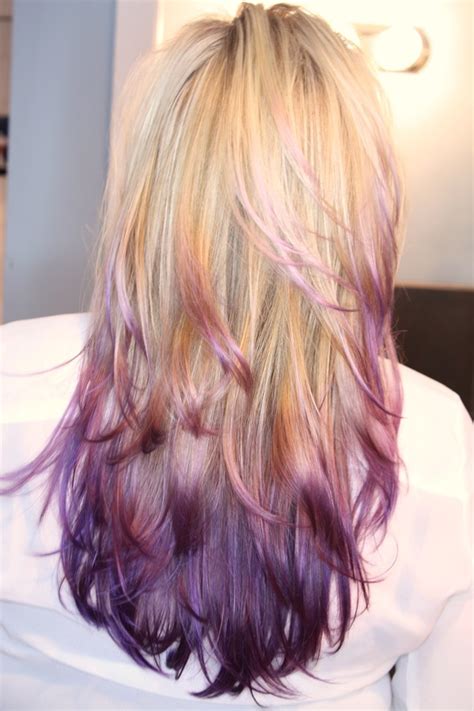Lavender ombre hair is always bold, but with this infusion of color, it's a much safer leap. Purple Ombre | Jessica N.'s Photo | Beautylish