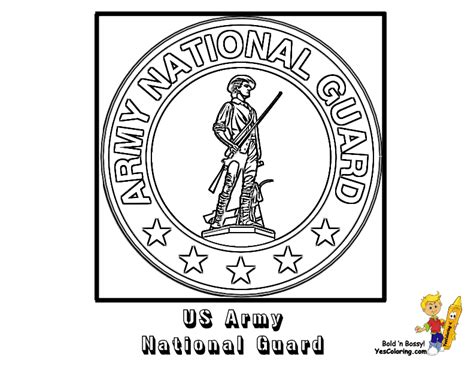 National Guard Coloring Pages