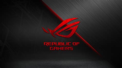 Republic Of Gamers Gaming Laptop Logo Pc Gaming Asus Wallpaper