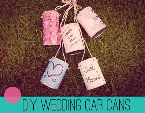 Wedding Diy How To Make Your Own Wedding Car Cans Bespoke Bride