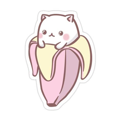 Bananya Baby Bananya Sticker By Itsmedio Cute Anime Cat Chibi Cat