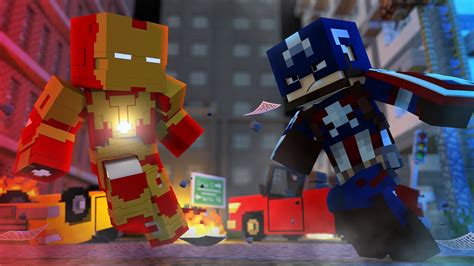 Minecraft Super Heroes Pvp 9 Iron Man Vs CapitÃo AmÉrica ‹ Ine