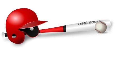 Download Baseball Baseball Bat Ball Royalty Free Vector Graphic