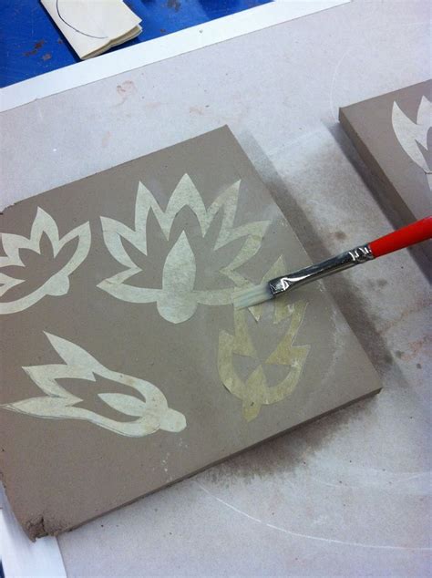 Kelly Lynn Daniels Using Paper Stencils To Create Pattern And Texture