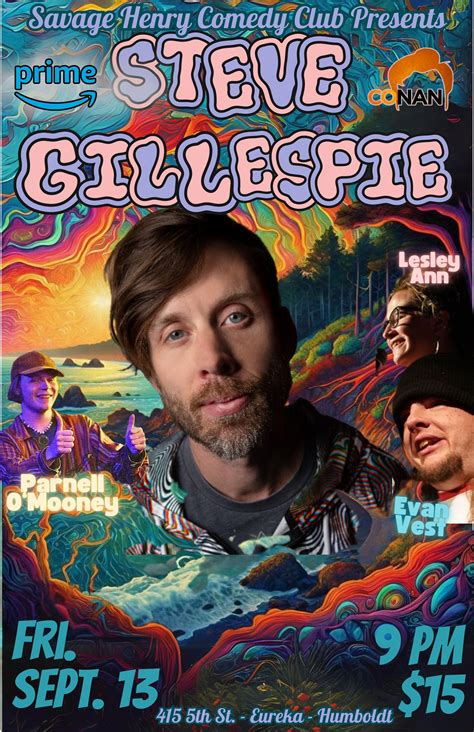 Steve Gillespie headlines The Club | Lost Coast Outpost | Humboldt