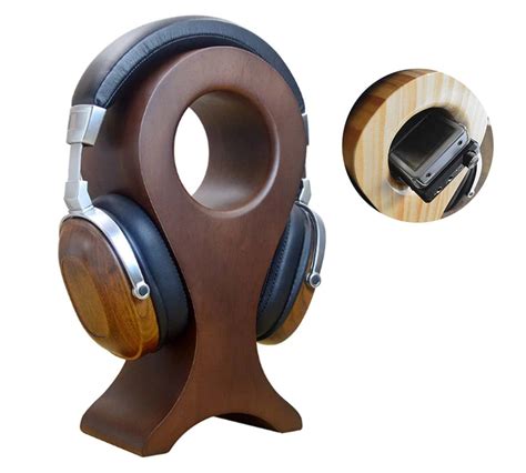Premium Wood Headphones Stand Multi Colour Headphone Holder Etsy