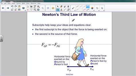 He laid the foundation for differential and integral calculus. Dynamics - Newton's Third Law of Motion - YouTube
