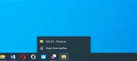 Pin A Drive To Taskbar In Windows 10 Version 1903