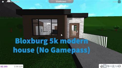 Bloxburg 5k Modern House No Gamepass Youtube