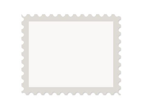 Postage Stamp Template Transparent
