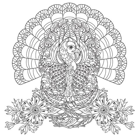 I thought about what to do for the holiday. Thanksgiving Coloring Pages For Adults - Coloring Home