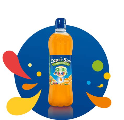 Capri Sun Squash Sirop Orange Splashes Capri Sun Group