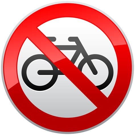No Cycles Prohibition Sign Png Clipart Best Web Clipart