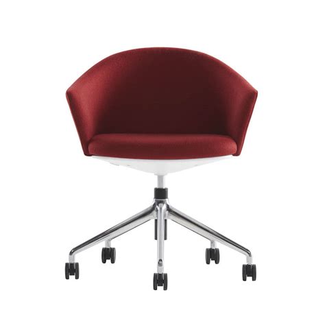 Contemporary Office Chair Zones Club Teknion Fabric Metal Base