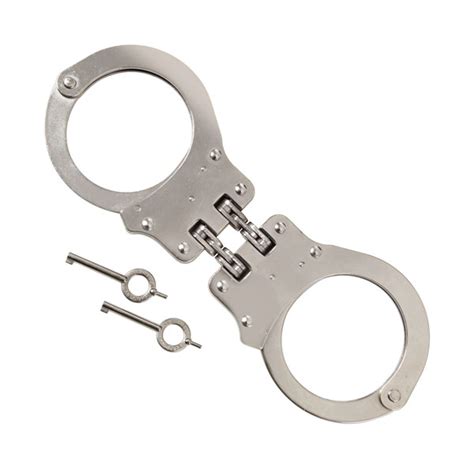 Asp centurion case for chain/hinge cuffs aspin stock . Peerless 801C Silver Hinged Handcuffs