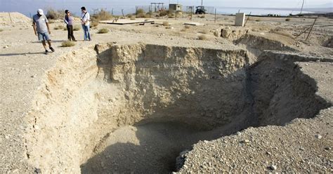 Dead Sea Sinkholes Swallow Up Plans