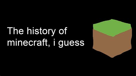 The Entire History Of Minecraft I Guess Chords Chordify