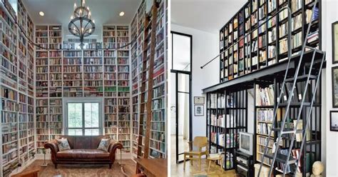 Create custom storage from the floor up with the ceiling mounted shelves of our elvarli system. 16 Floor-to-Ceiling Bookshelves That Will Make Your Jaw ...
