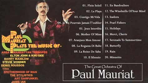Paul Mauriat Greatest Hits Lbum Completo Las Mejores Melod As