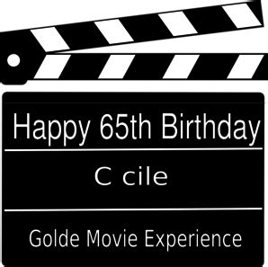 Download Happy Birthday Clap Board Clip Art at Clker.com - vector clip art online, royalty free & public ...
