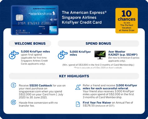 Interest will be charged to your account from the purchase date if the purchase. Win 'The Perfect Vacation at Home' with American Express Singapore Airlines Credit Cards ...